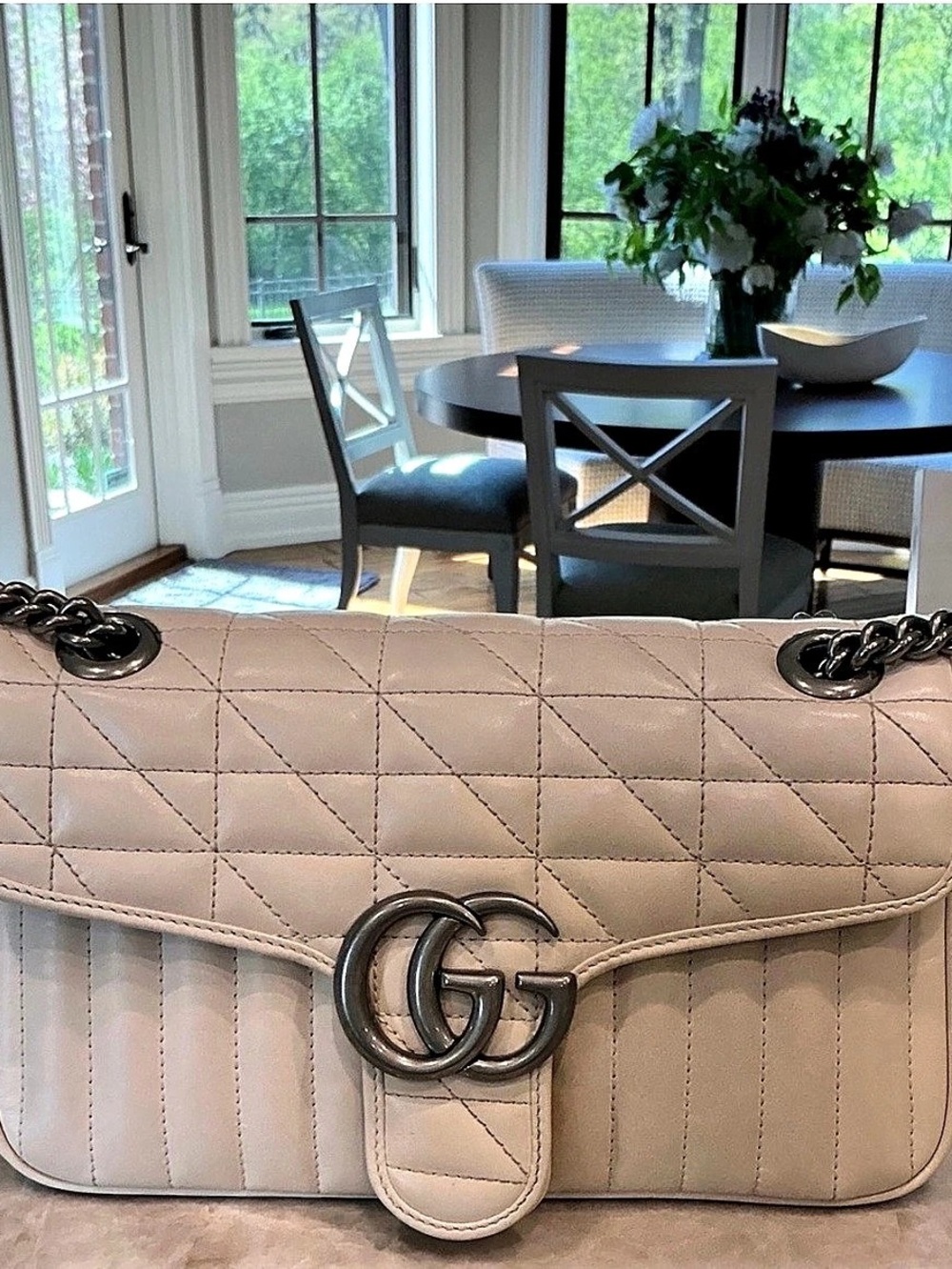 Gucci GG Marmont Quilted Convertible Shoulder/Crossbody Bag